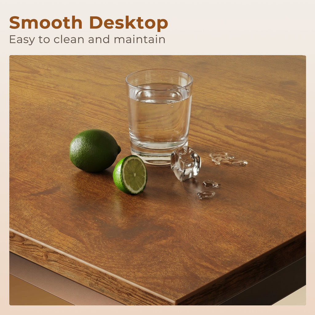 AODK 40 Inch Computer Desk with Headphone Hook, Simple Writing Desk for Home Office, Small Space Desk, Vintage